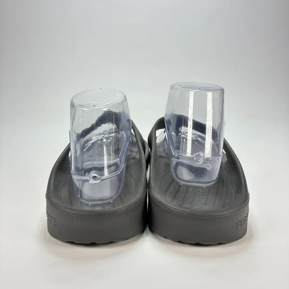 Bata Floatz Black Flip Flops Comfort Thong Lightweight Sandals Men's Size 9